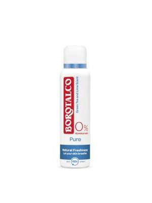 Borotalco Pure 0% Alu Salts Natural Freshness Spray  150ml