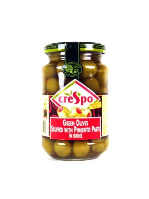Crespo olives vertes au piment bocale 37cl 26/29