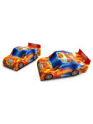 Dolfin Hot Wheels Play Cardboard Car With 3 Mini Eggs