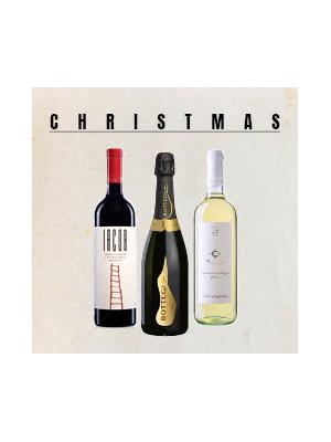 wine package Christmas 3 x 75 cl