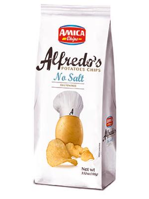 Alfredo's chips without Salt 100g