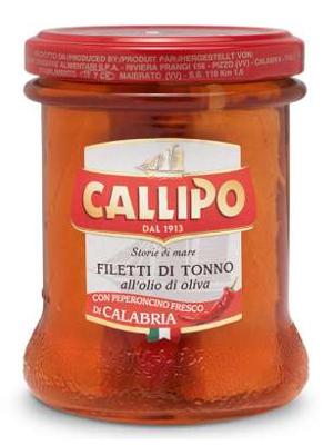 Callipo Filetti di Tonno con Peperoncino 170g