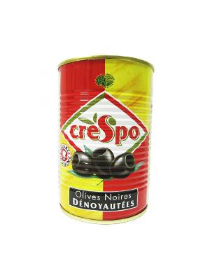 Crespo olives noires denoyautées boite 1/2 22/25
