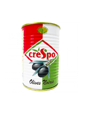 Crespo olives noires entieres boite 1/2 22/25