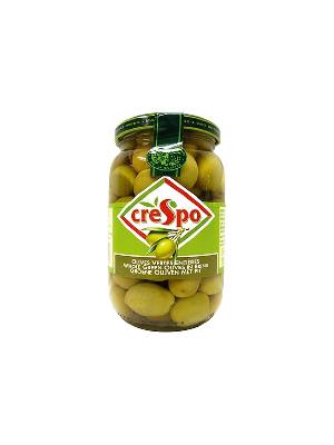 Crespo olives vertes entières bocale 37cl 26/29