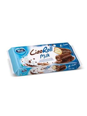 Midi' Ciaoroll Milk Mini Roll 222g