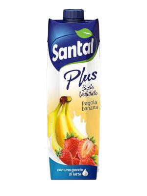 Santal Plus Fragola Banana 1l
