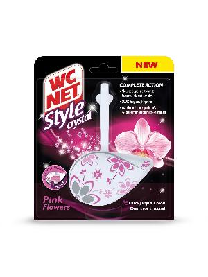 WC Net Style Bloc Pink Flowers 2pc 100% Recycl